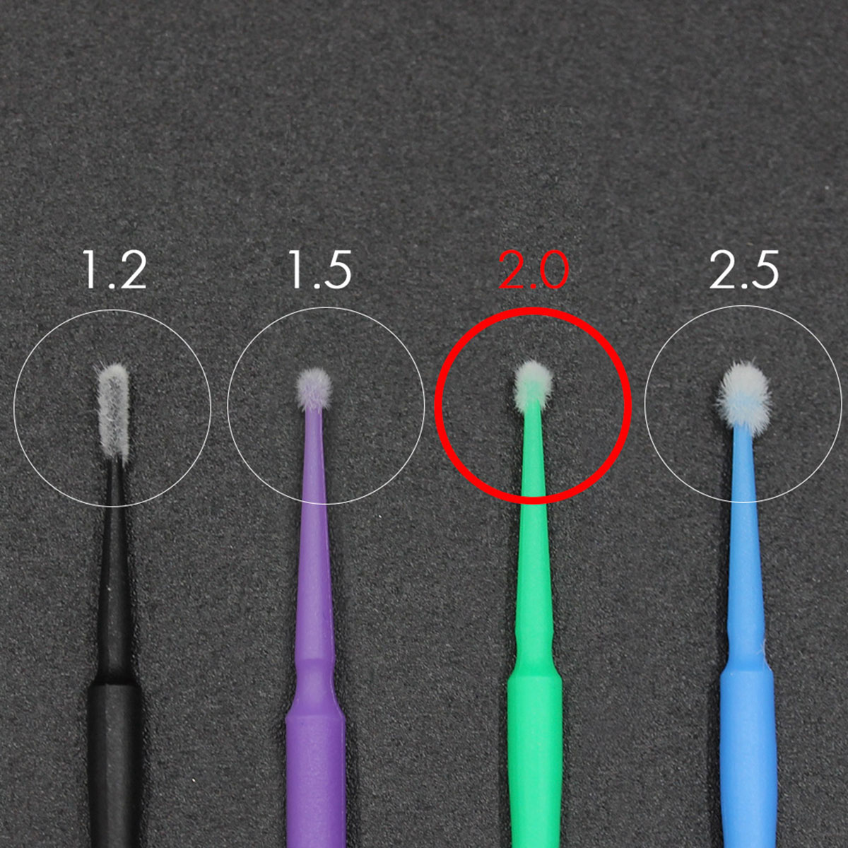 MICROPENNELLI VEGANI MONOUSO 2.0mm - 120 PEZZI - immagine 2