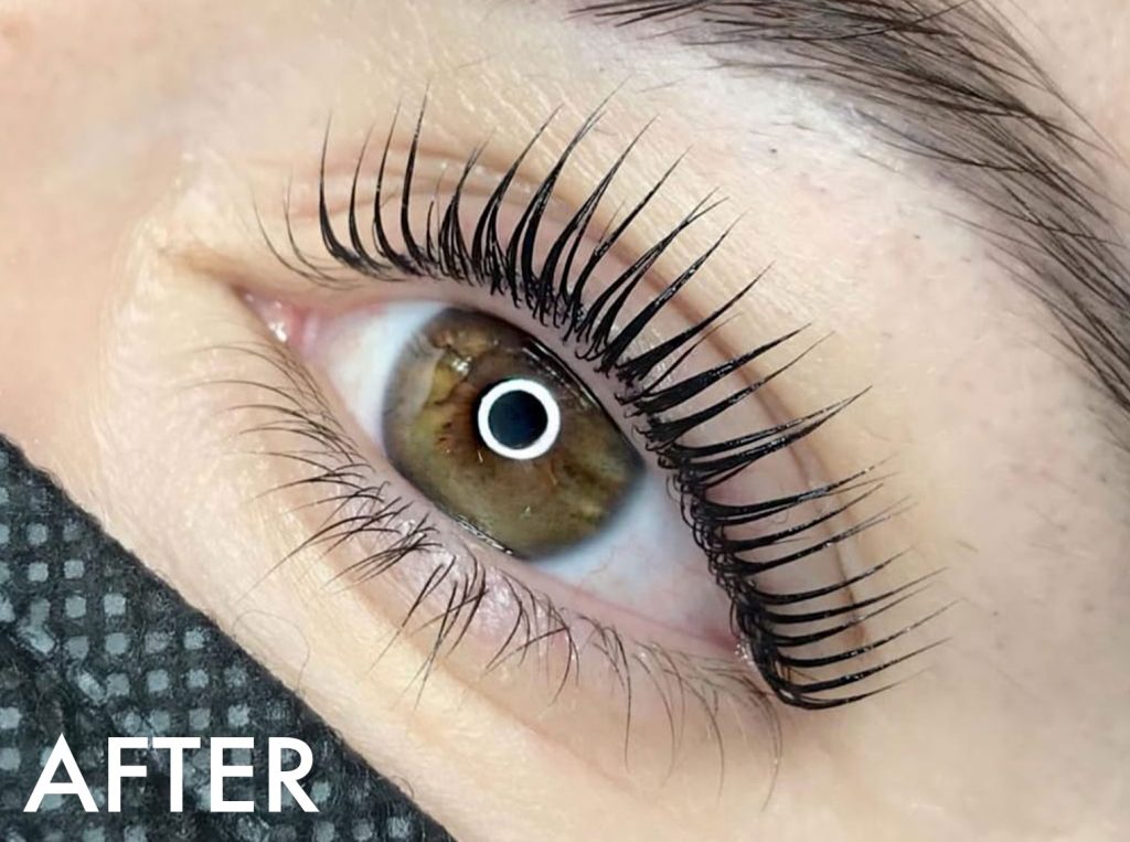 Trattamenti Gluten Free laminazione ciglia dopo